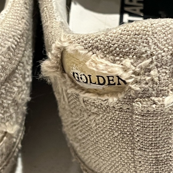 Golden Goose Superstar Canvas w/ Glitter Star Low Top Sneaker - Picture 2 of 4